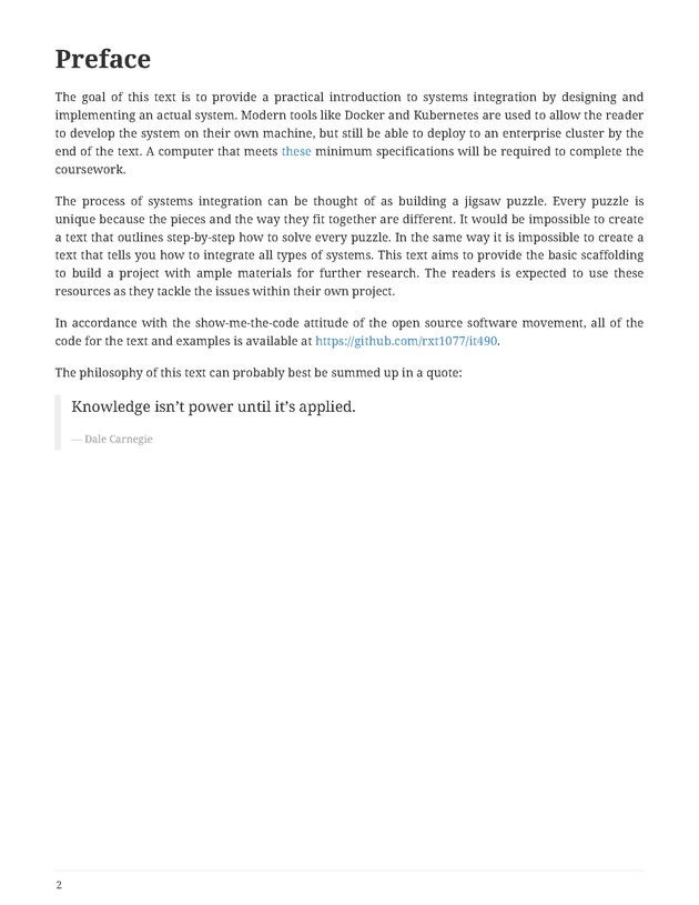 Systems Integration: A Project Based Approach - Page 2